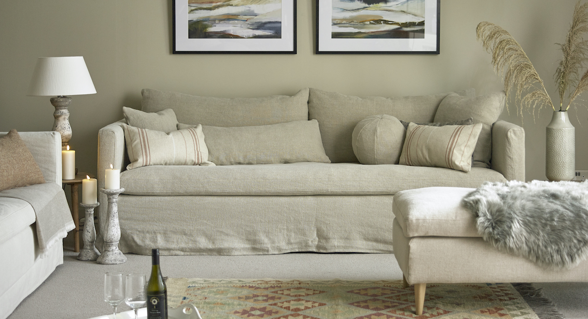 Packwood sofa with loose covers